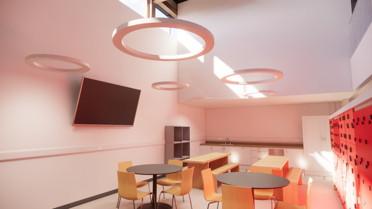 Informal breakout space design simulation